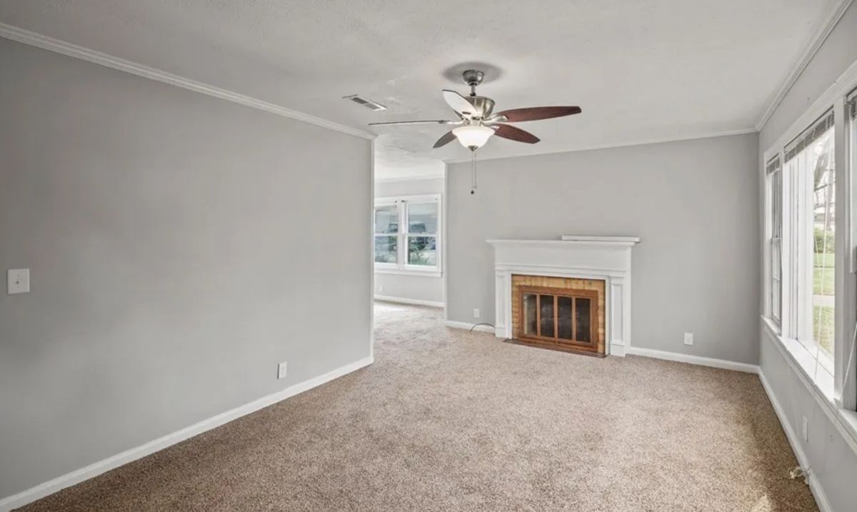 Living room after remodel